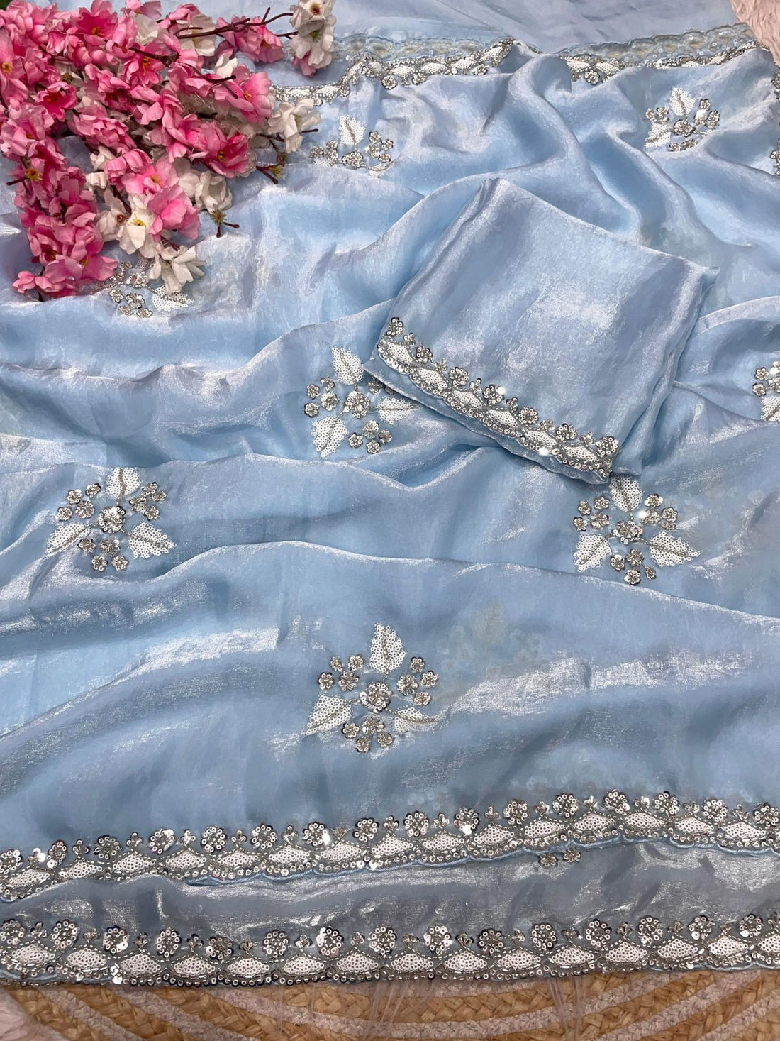 Bollywood Trending — Fandy Satin Saree