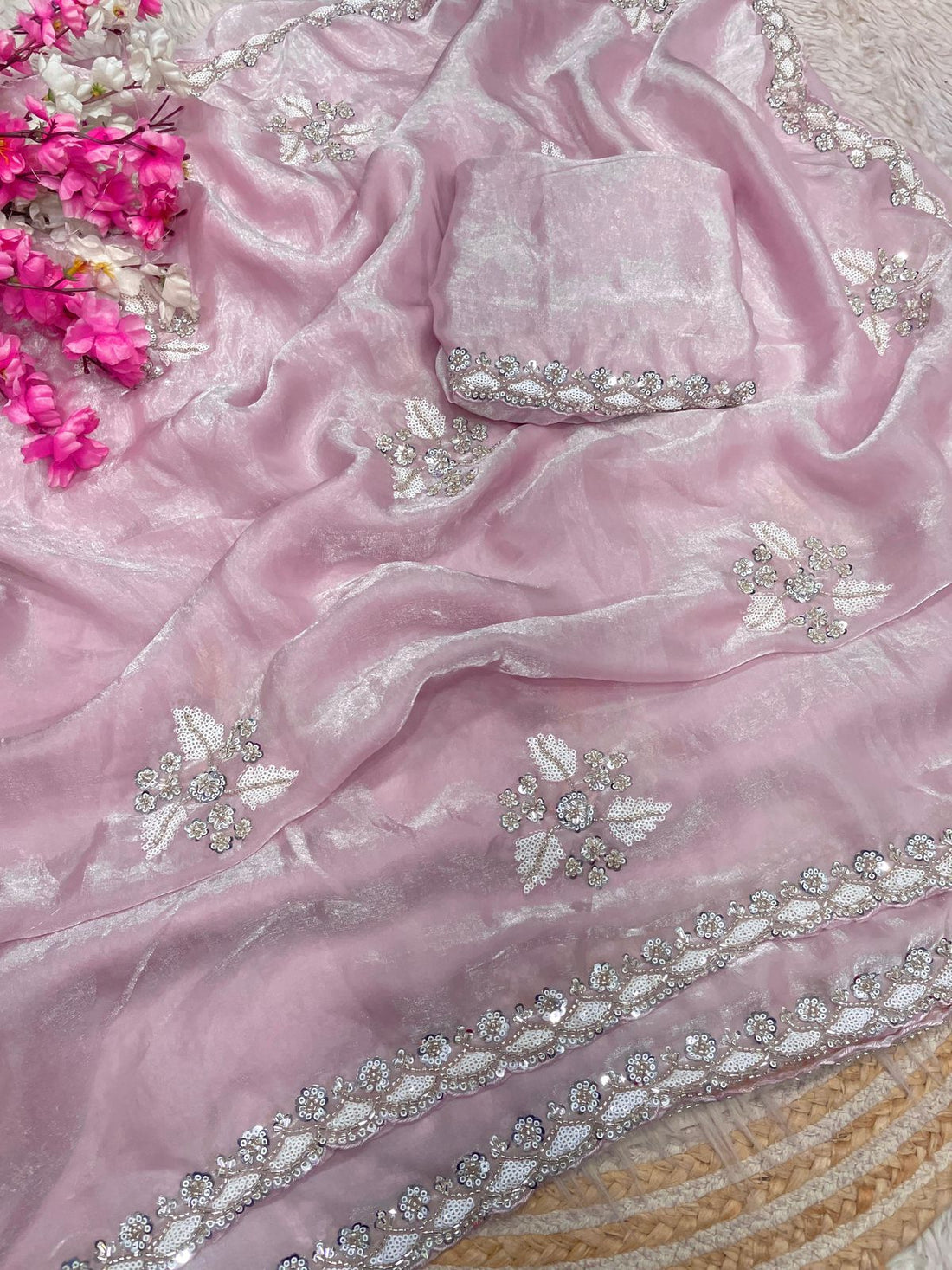 Bollywood Trending — Fandy Satin Saree