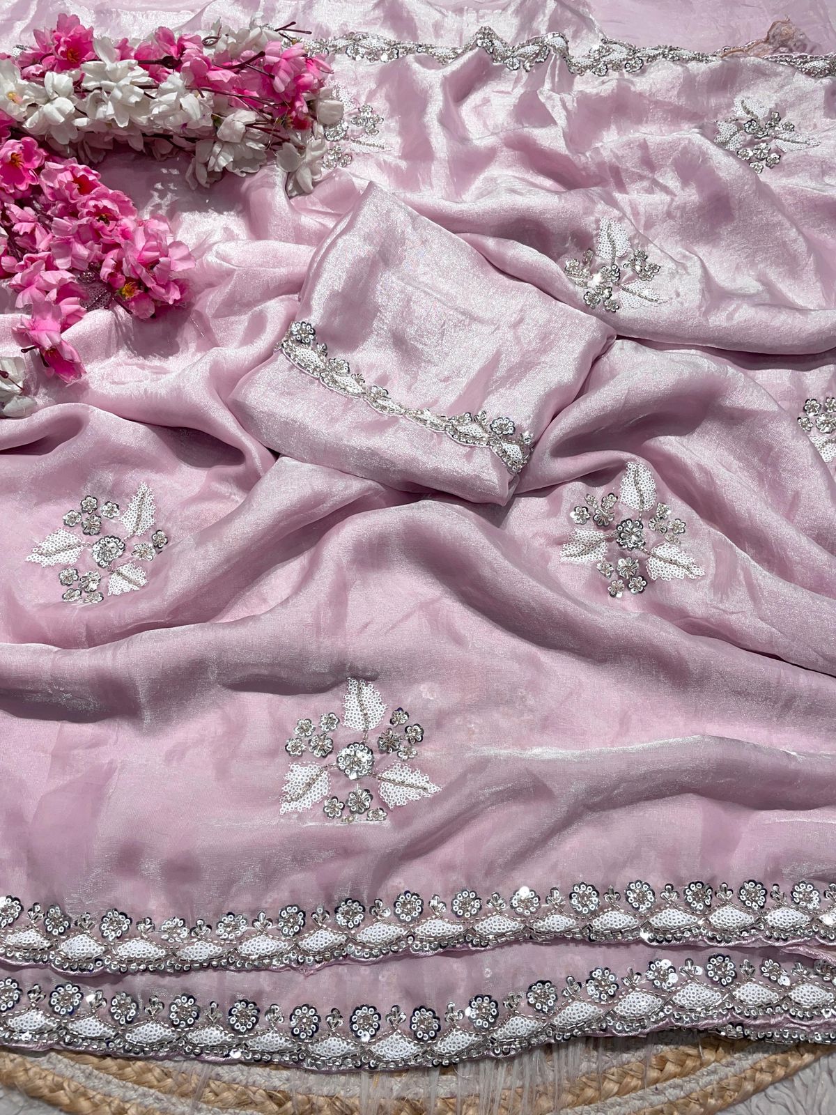 Bollywood Trending — Fandy Satin Saree
