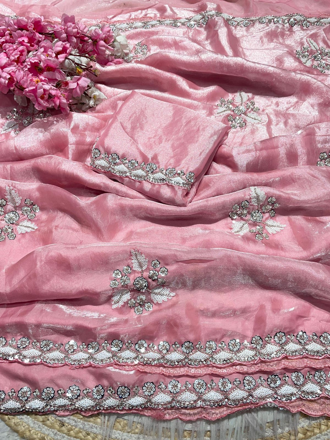 Bollywood Trending — Fandy Satin Saree