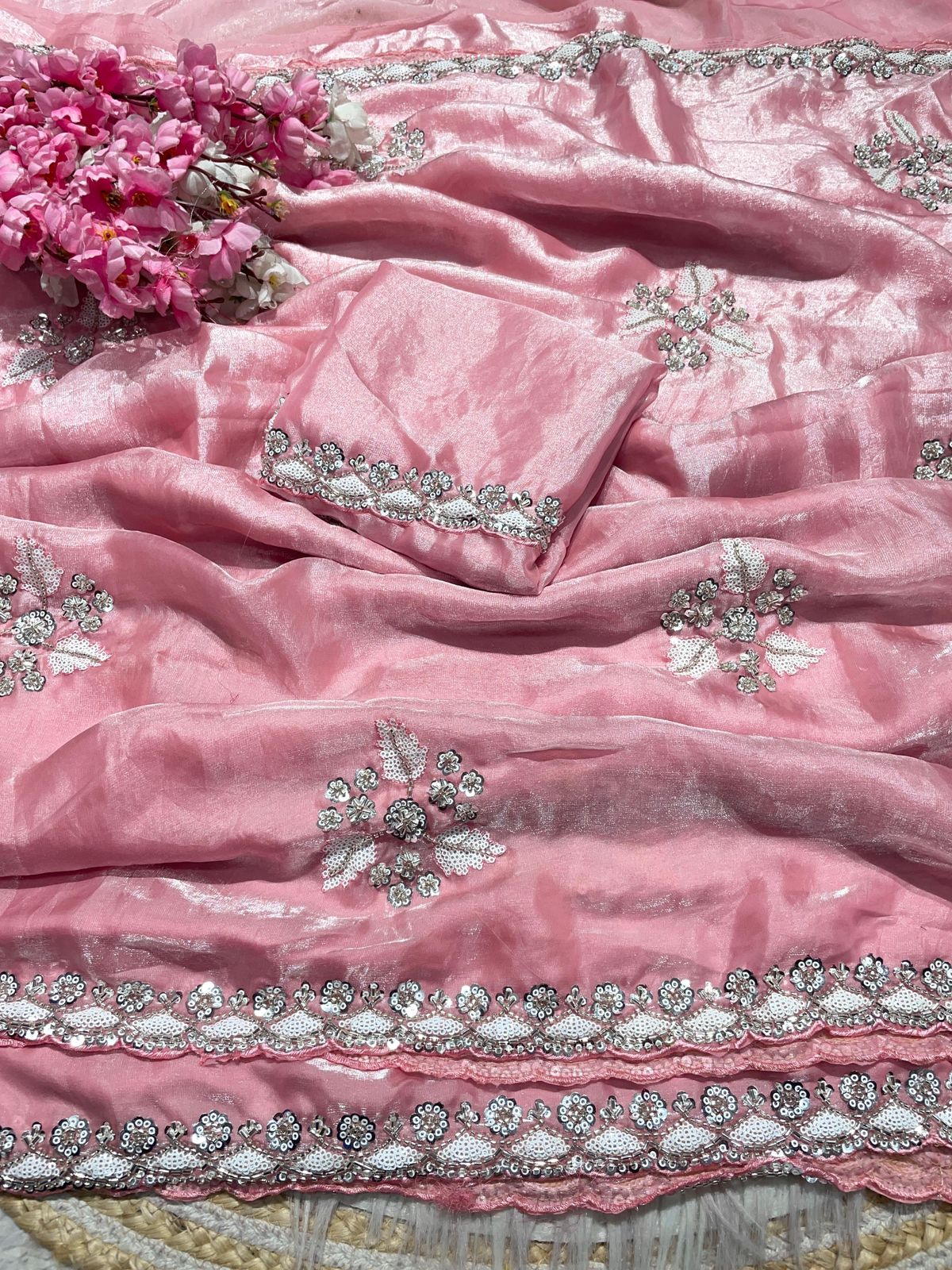 Bollywood Trending — Fandy Satin Saree