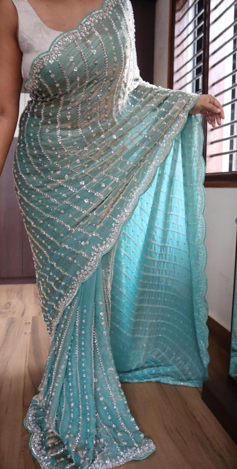 Glamorous Hand Work Saree