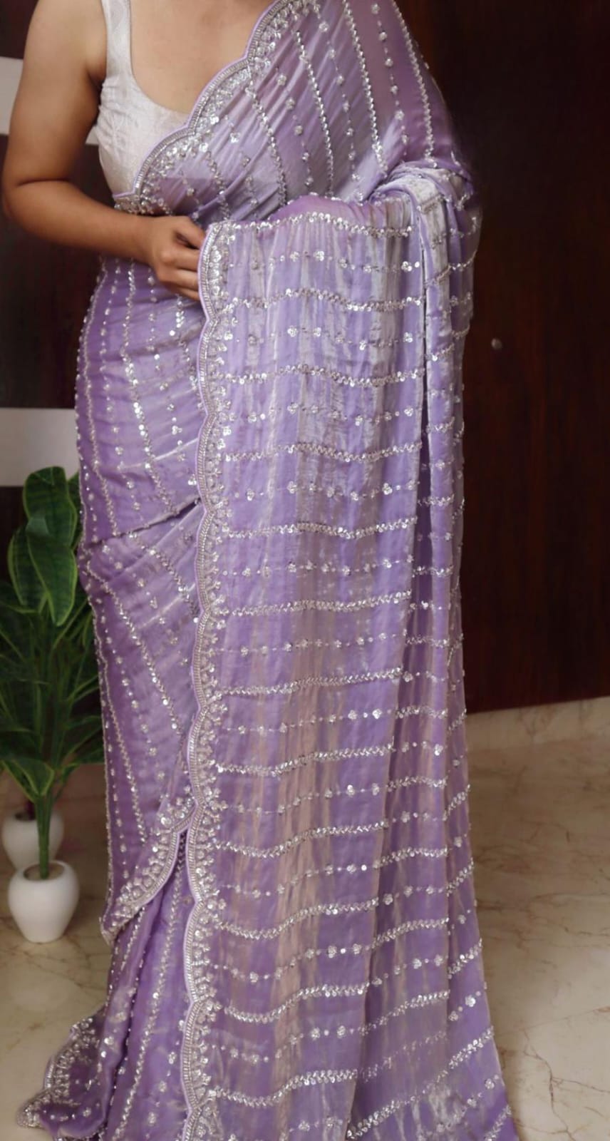Glamorous Hand Work Saree