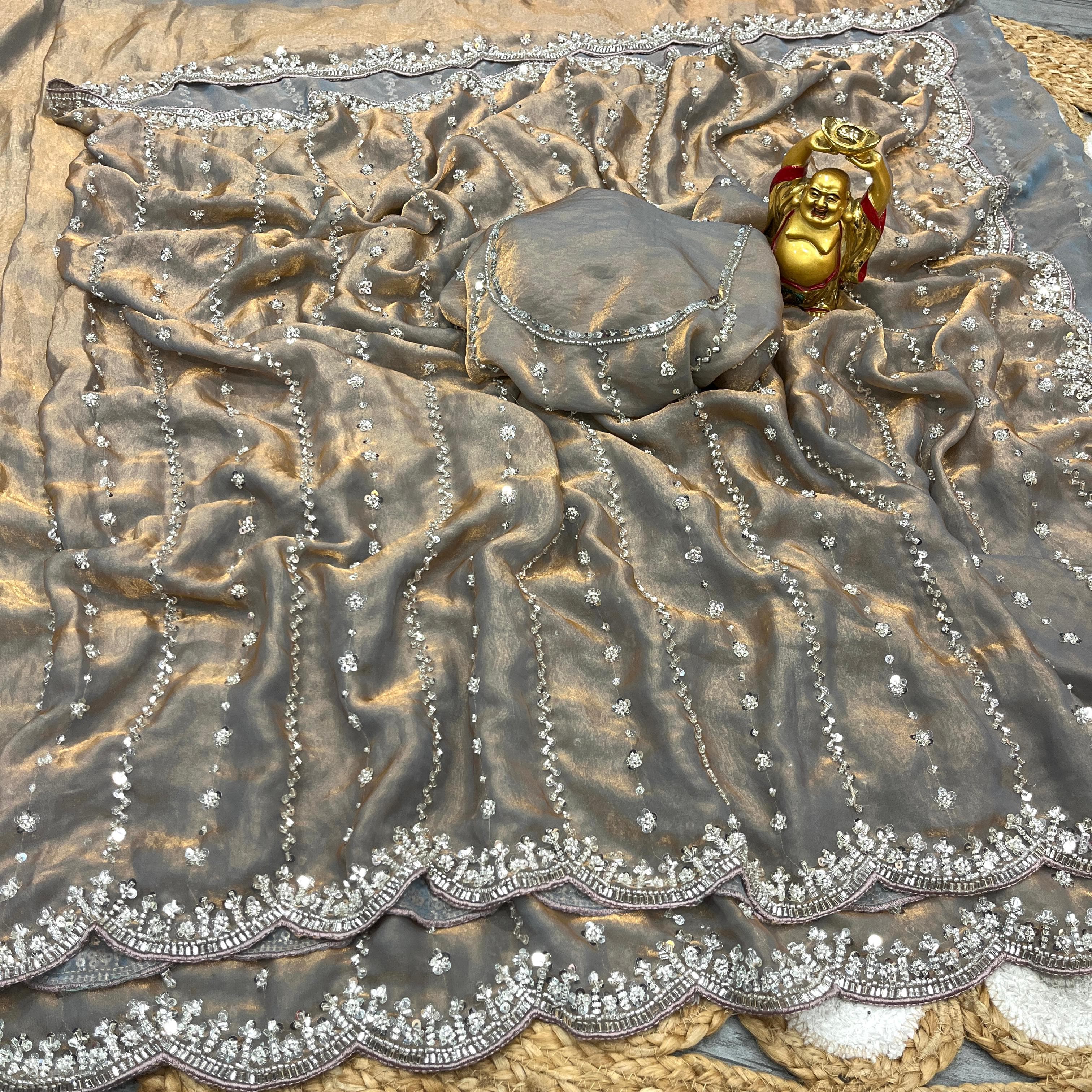 Glamorous Hand Work Saree