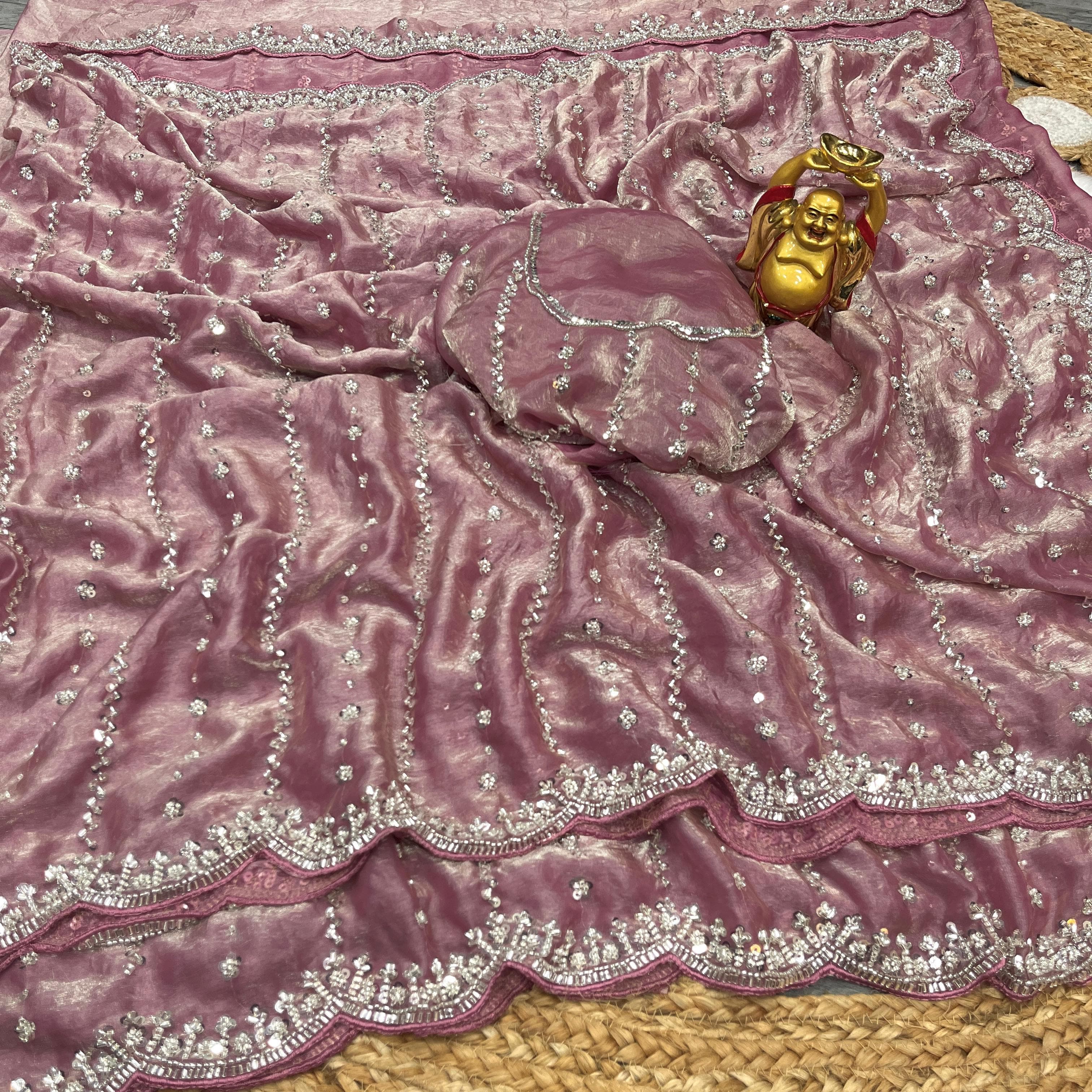 Glamorous Hand Work Saree