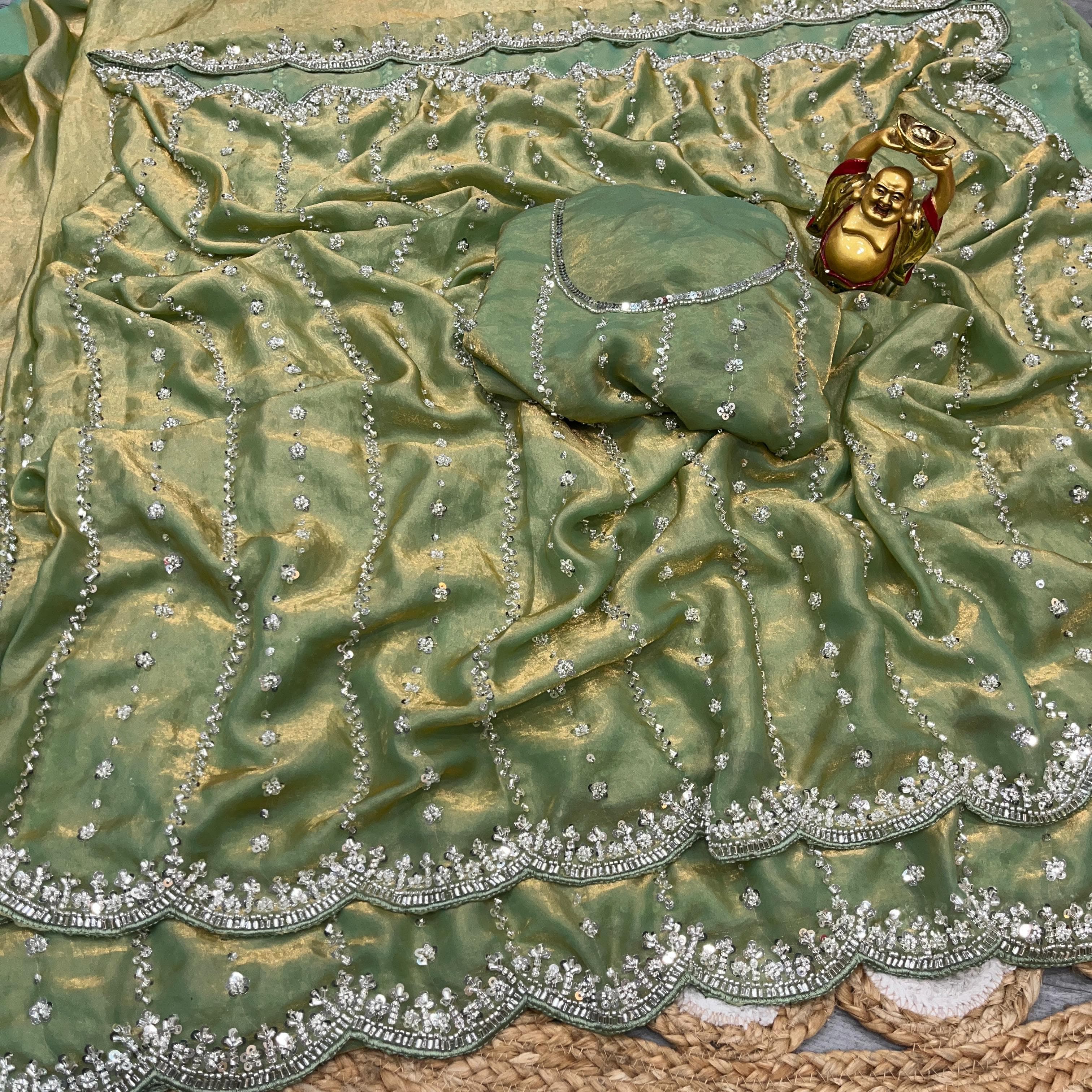 Glamorous Hand Work Saree