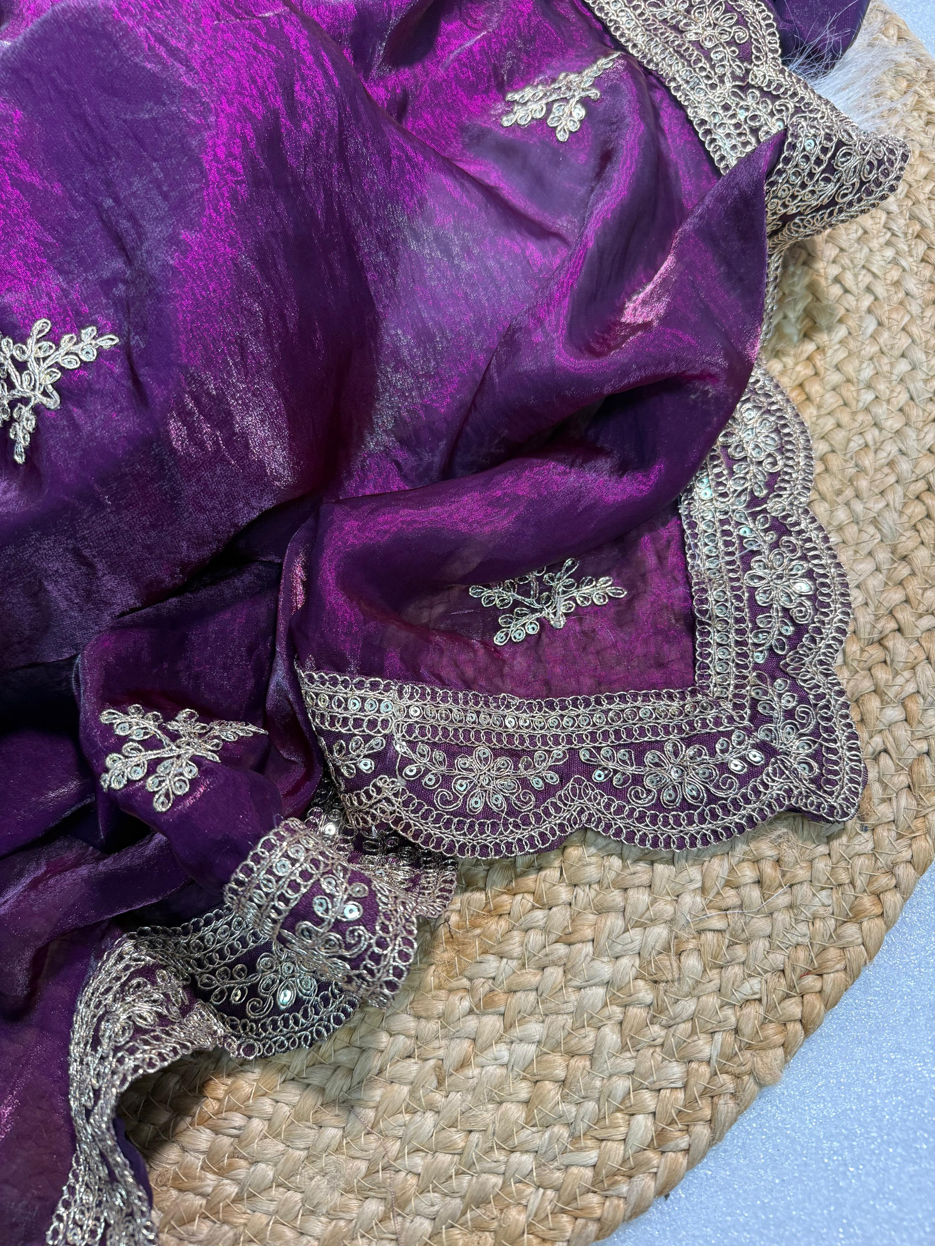 Premium Fendy Satin Sarees