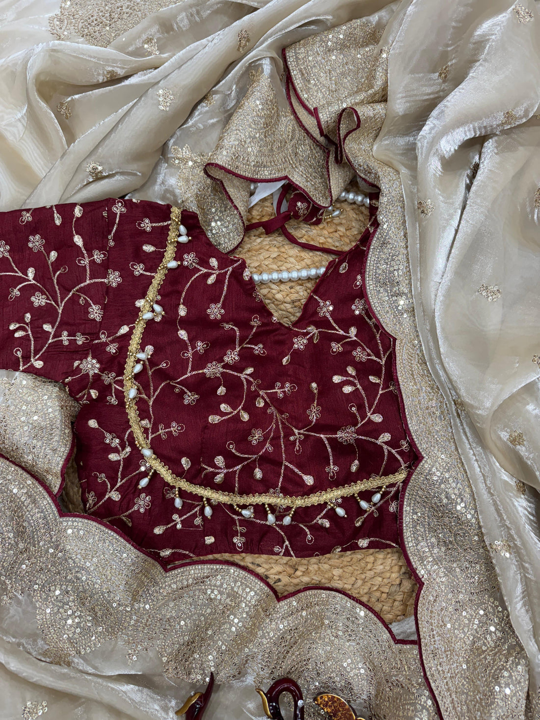 Jimmy Choo Silk Saree