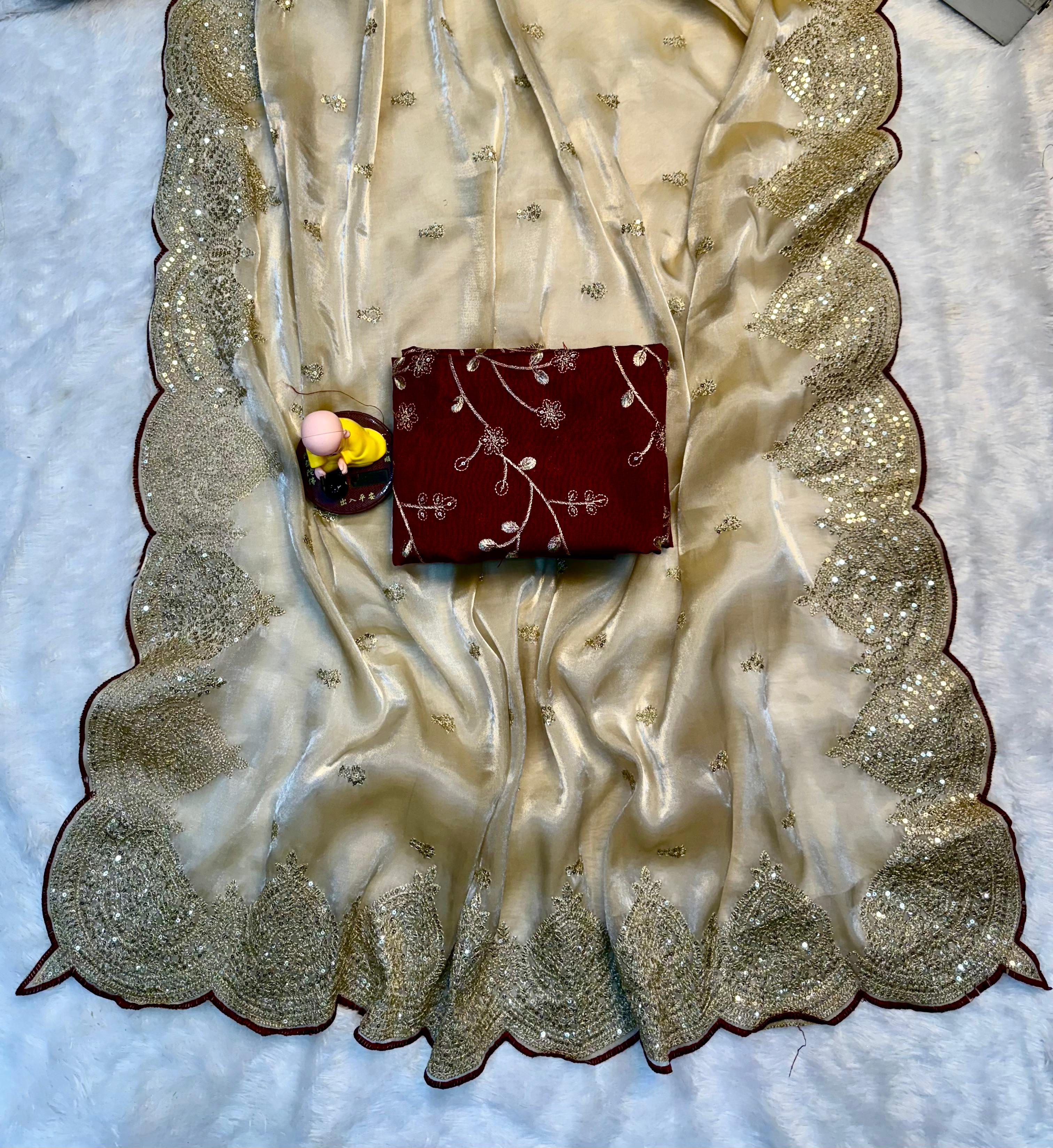 Jimmy Choo Silk Saree