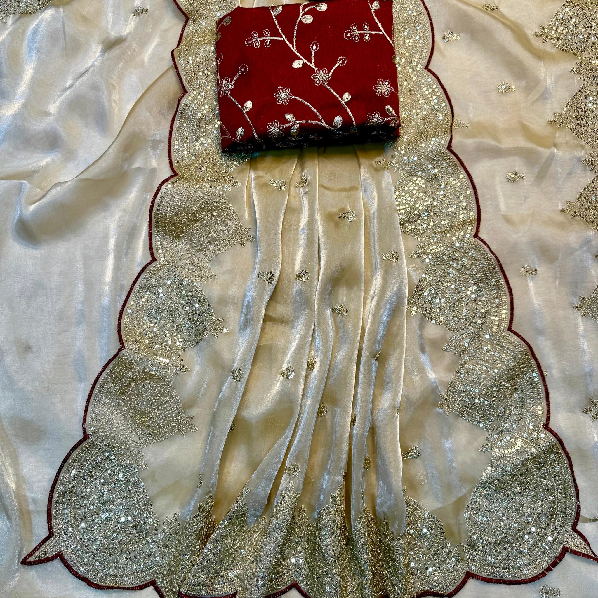 Jimmy Choo Silk Saree
