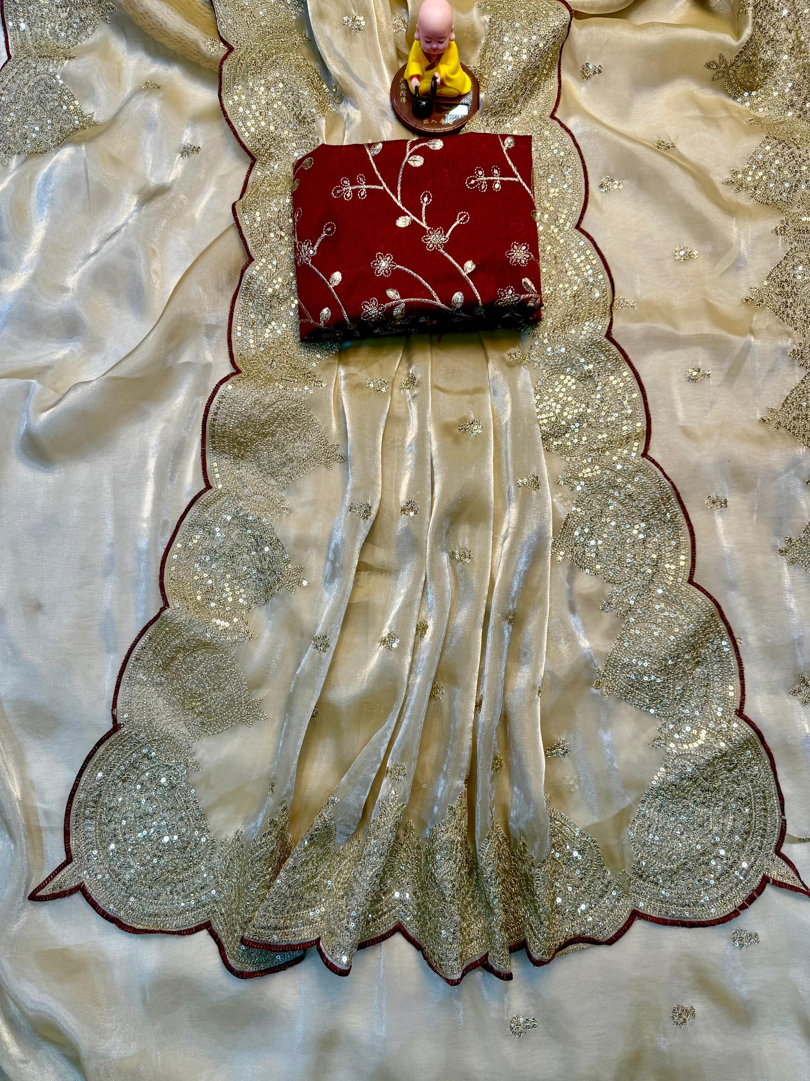 Jimmy Choo Silk Saree