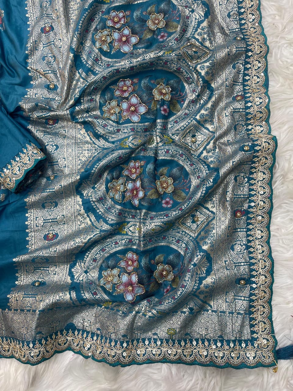 Gulmohar – Dola Silk Saree
