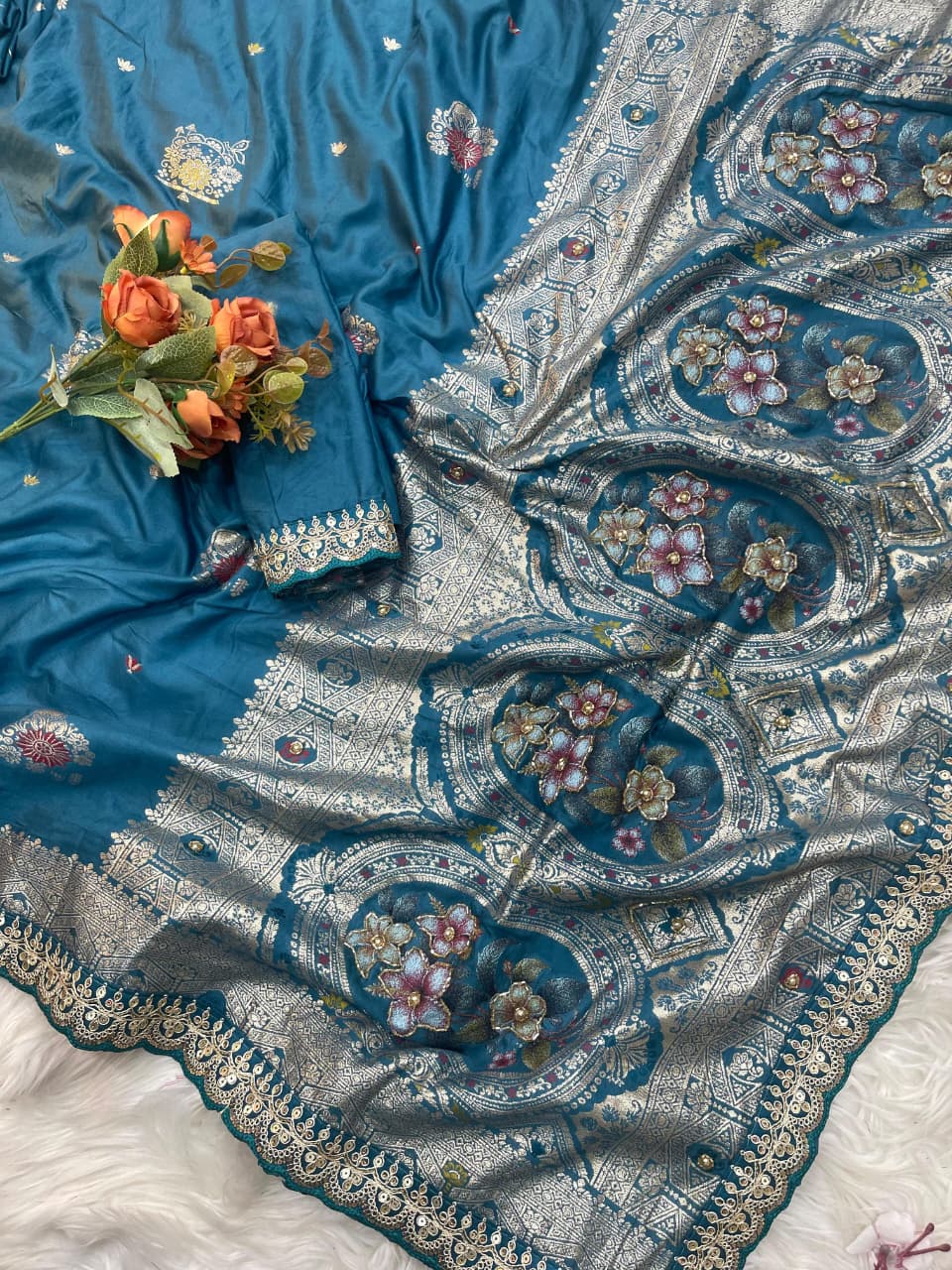 Gulmohar – Dola Silk Saree