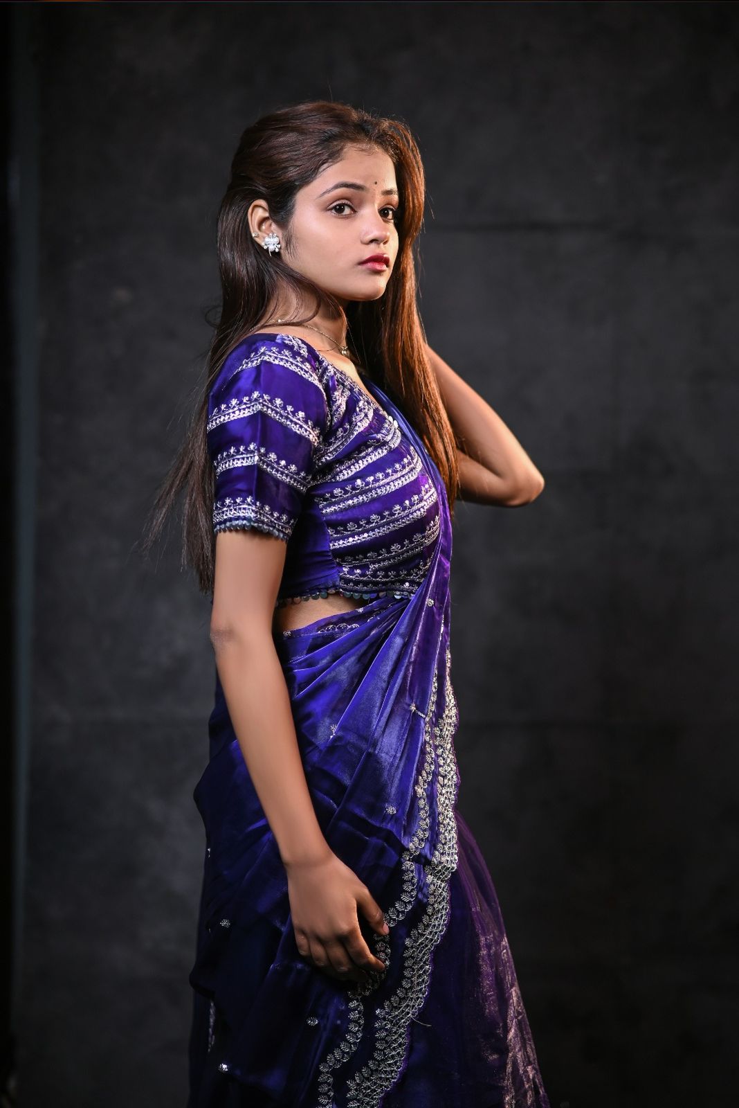 Aditi Rajput Inspired Zimmy Choo Silk Saree