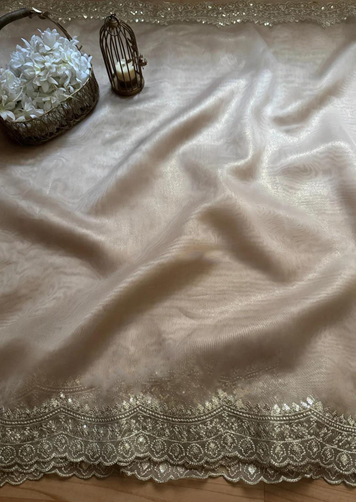Heavy Nylon Organza Saree