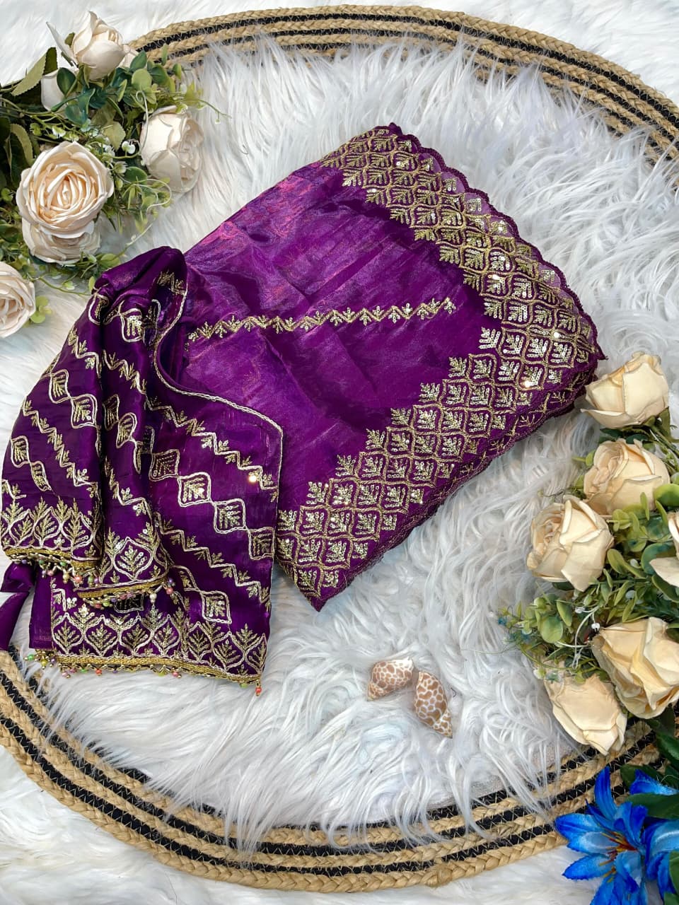 Soft Zimmy Choo Silk Saree