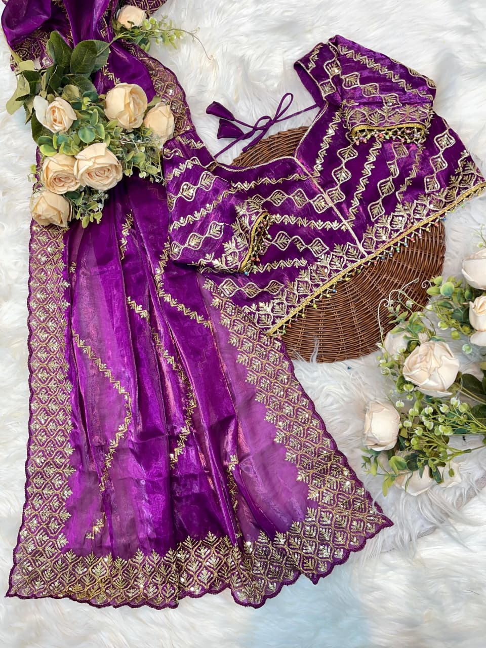 Soft Zimmy Choo Silk Saree