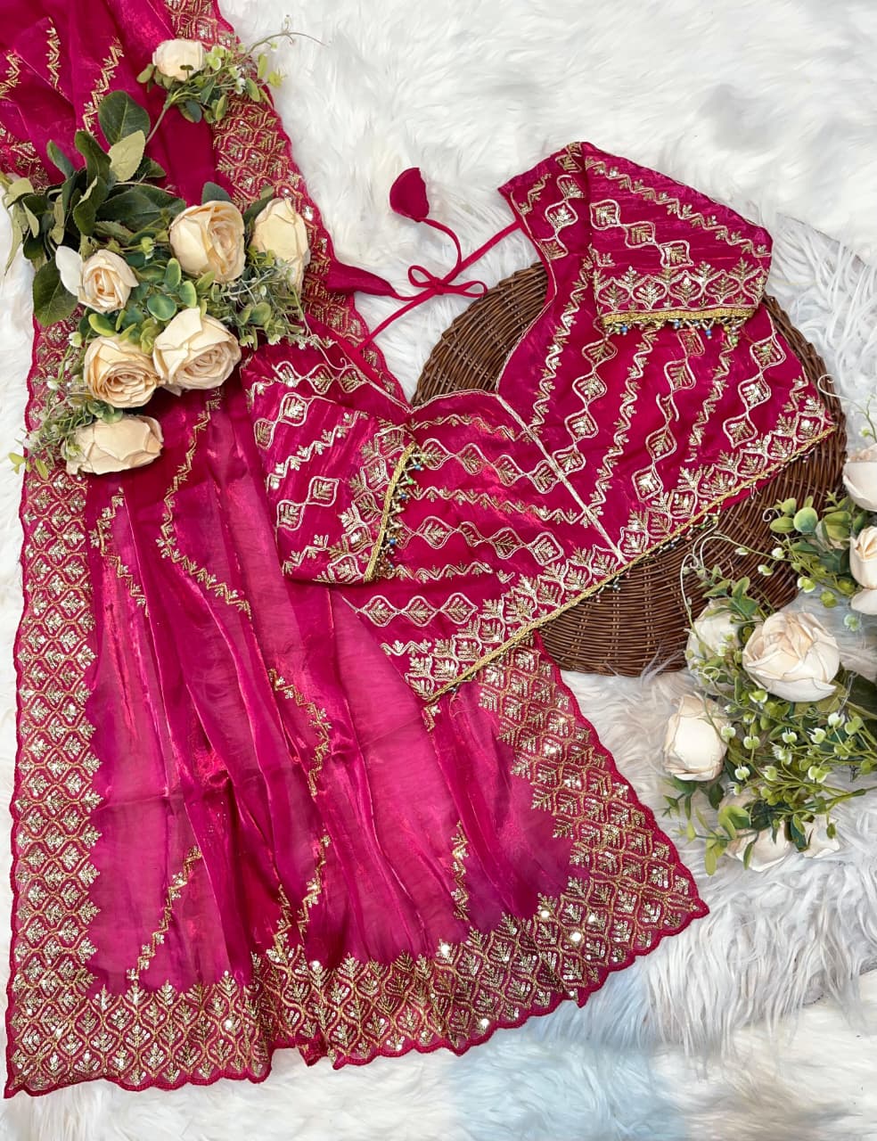 Soft Zimmy Choo Silk Saree