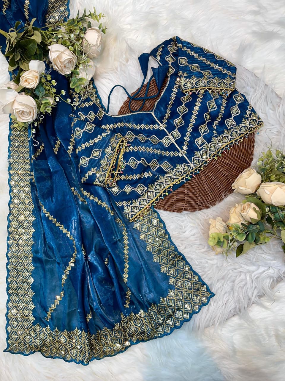 Soft Zimmy Choo Silk Saree