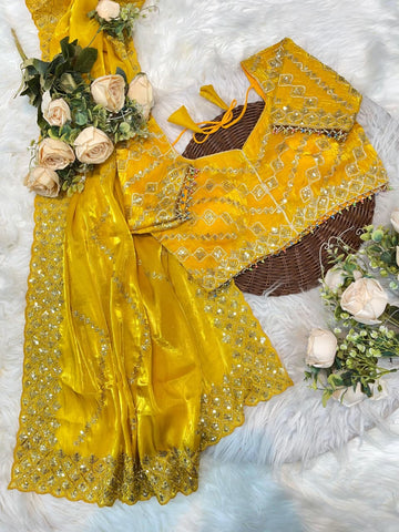 Soft Zimmy Choo Silk Saree