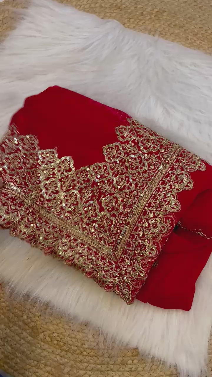 Karwachauth Special Fendi Satin Saree