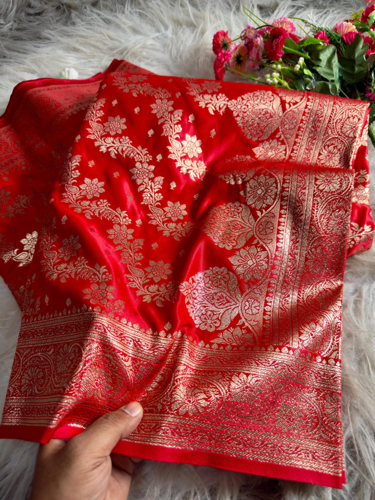 Banarasi Satin Mashru Katan Silk Saree❤️