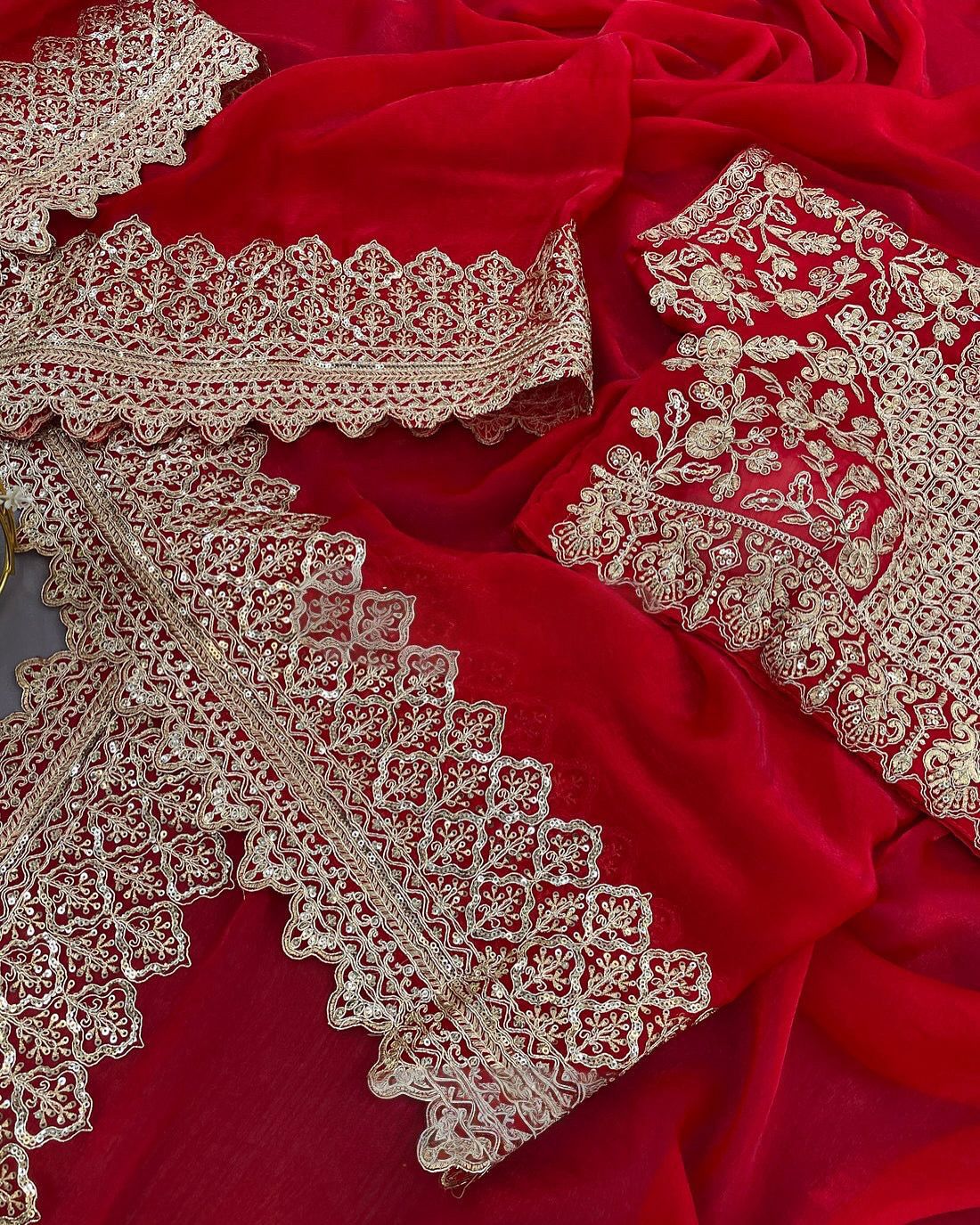 Karwachauth Special Fendi Satin Saree