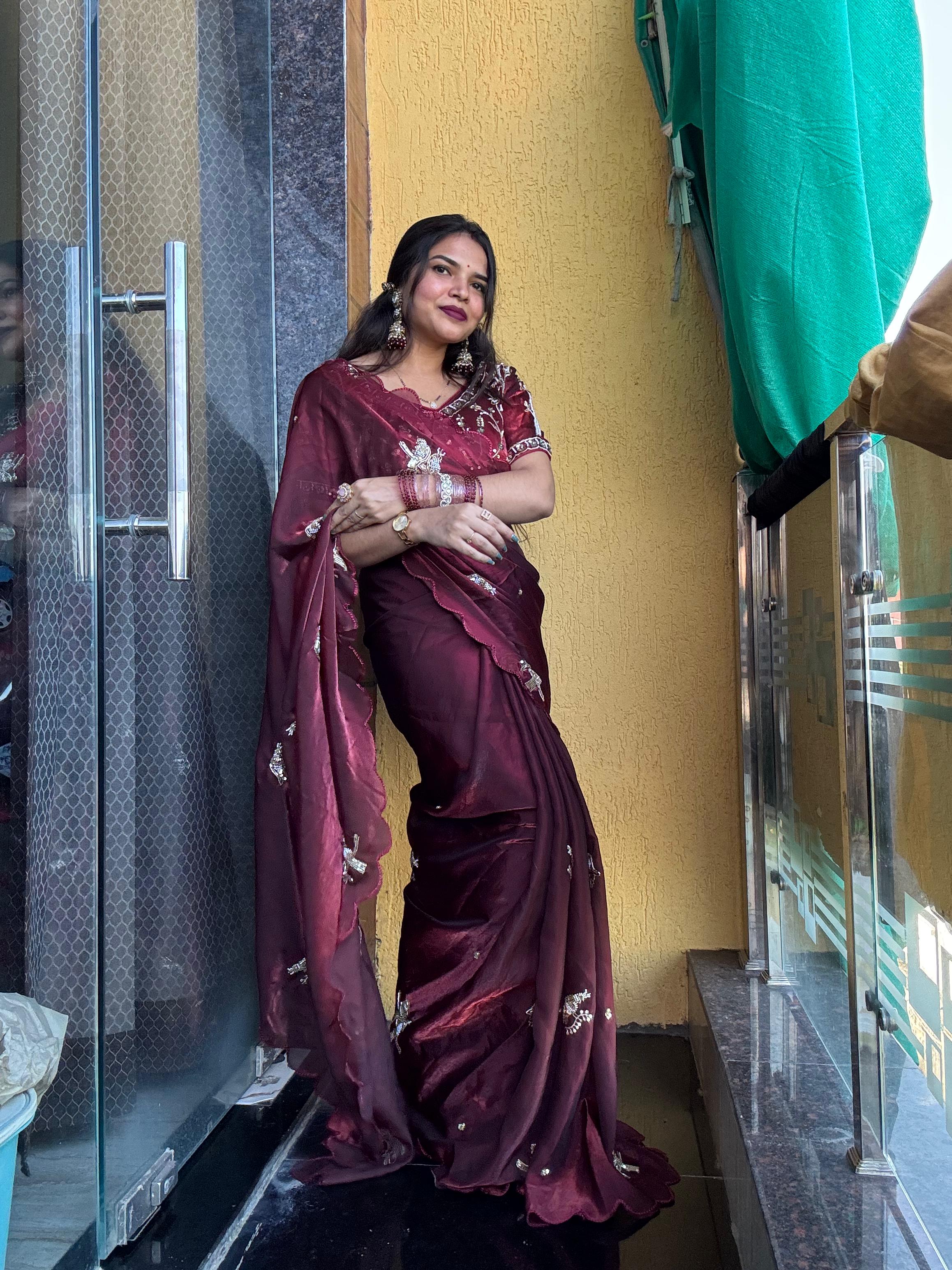 Anuj ji inspired koyal Designer saree