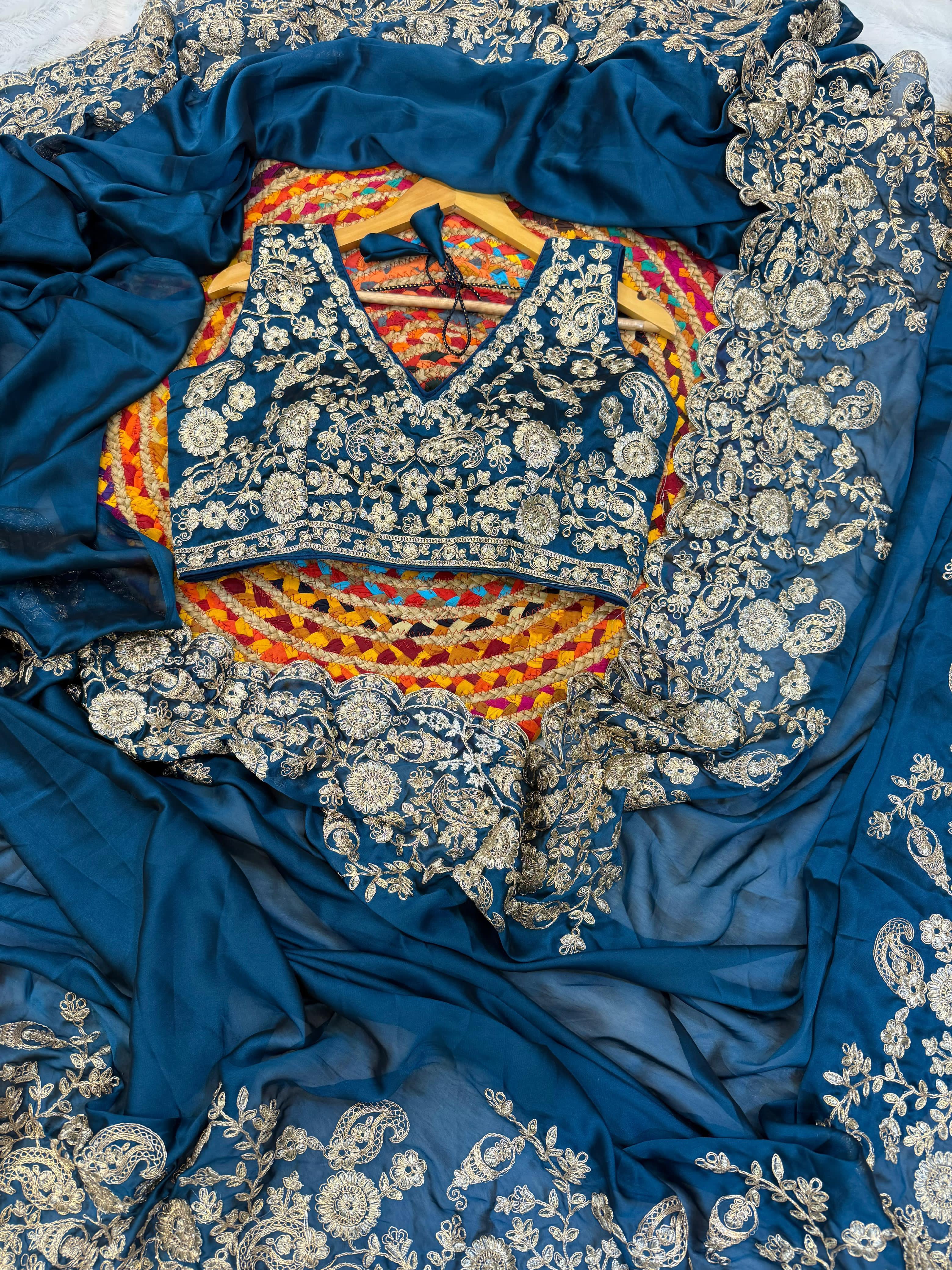 Premium Rangoli Silk Saree