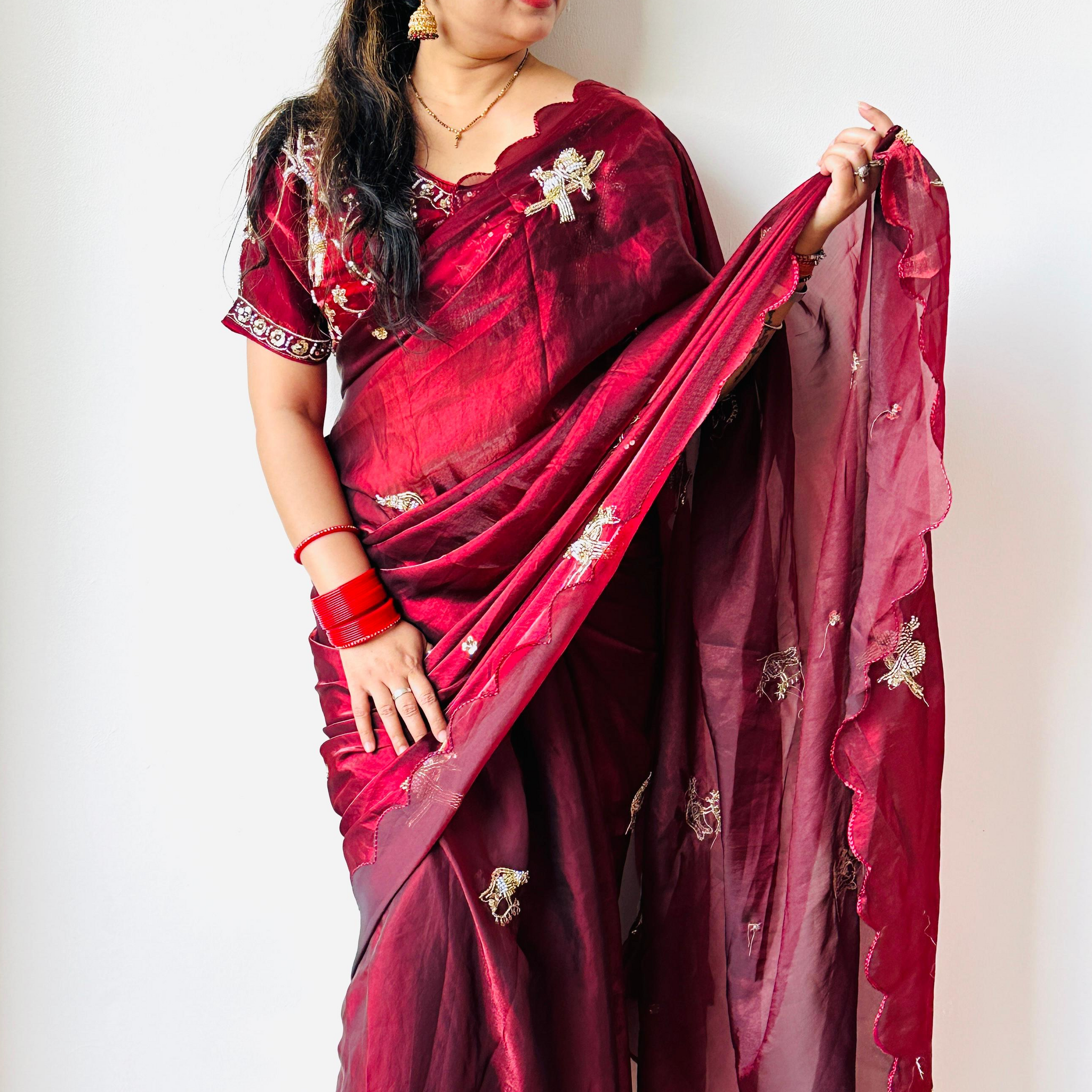 Rina Ji Inspired Koyal Designer Saree