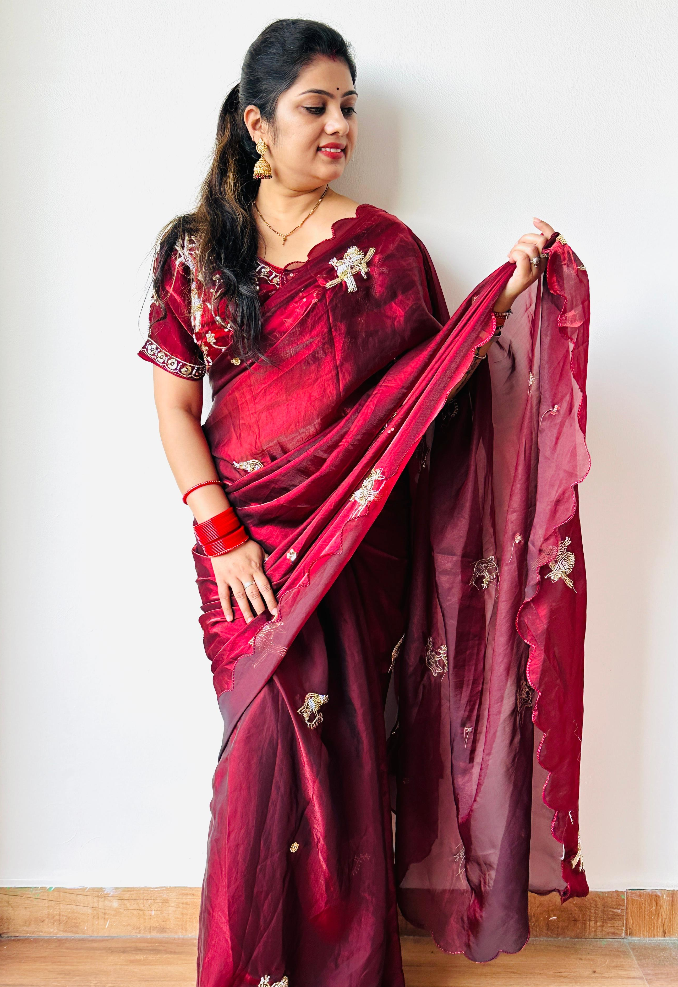 Rina Ji Inspired Koyal Designer Saree