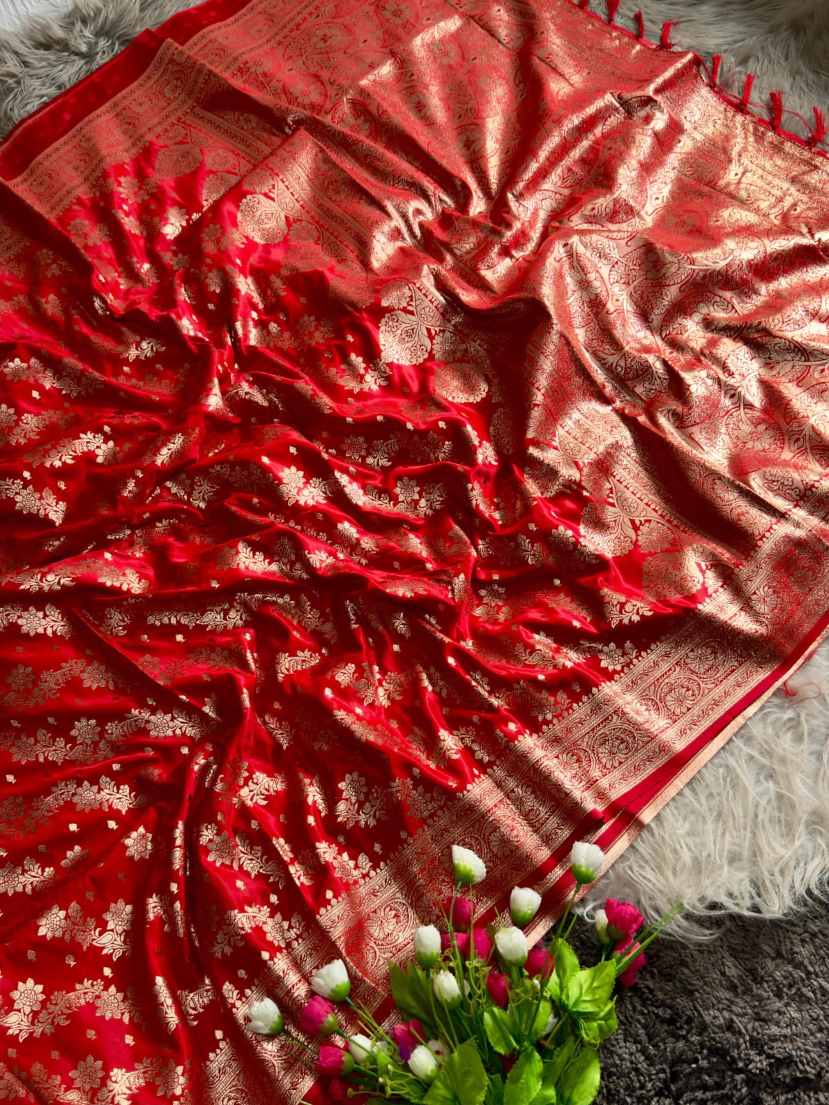 Banarasi Satin Mashru Katan Silk Saree❤️