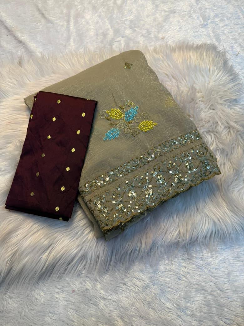 Bollywood Type Soft Crunchy Saree ❤️